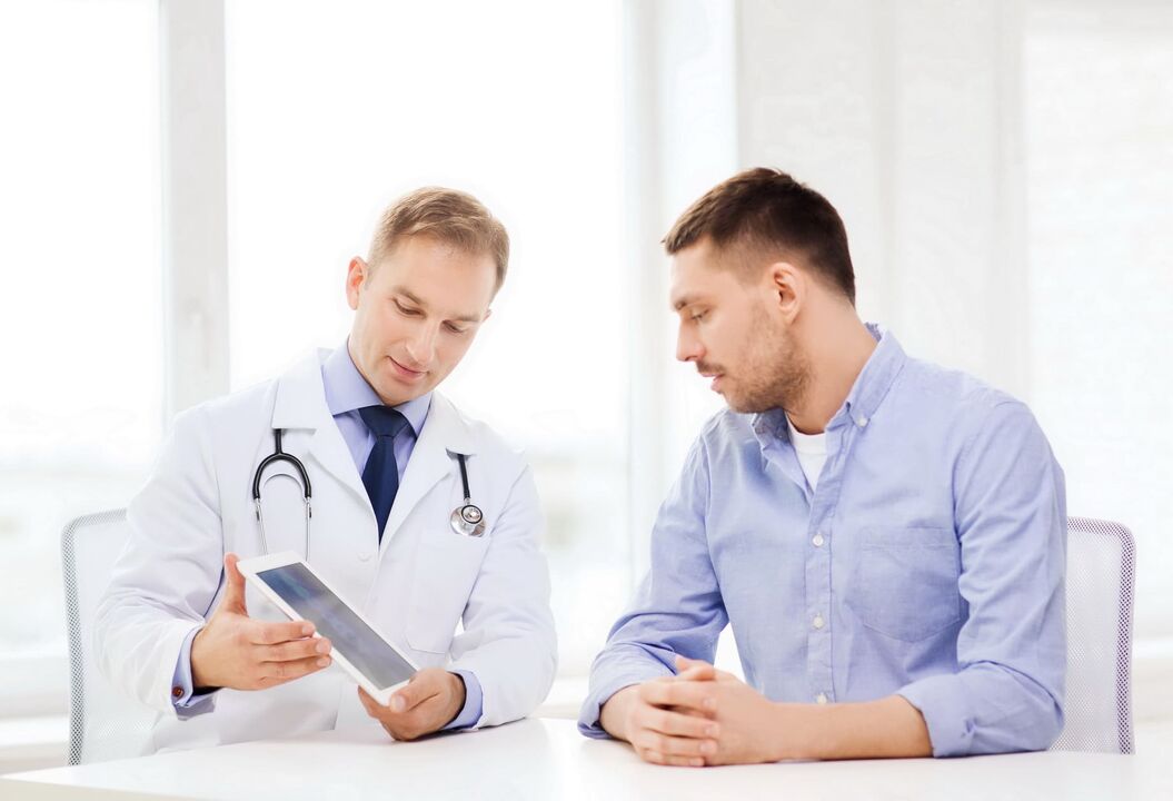 appuntamento dal medico per la prostatite