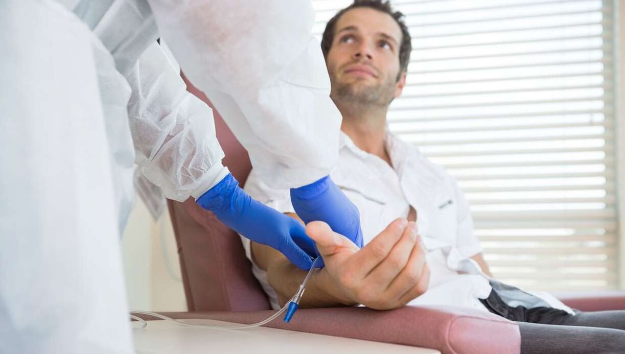 iniezioni endovenose per la prostatite